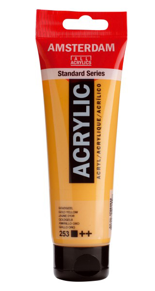 TALENS Amsterdam Akrilna boja - Akrilik - Zlatno žuta 120ml 680253