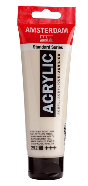 TALENS Amsterdam Akrilna boja - Akrilik - Svetla napuljsko žuto-crvena 120ml 680292 - Image 1