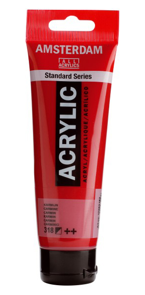 TALENS Amsterdam Akrilna boja - Akrilik - Karmin crvena 120ml 680318