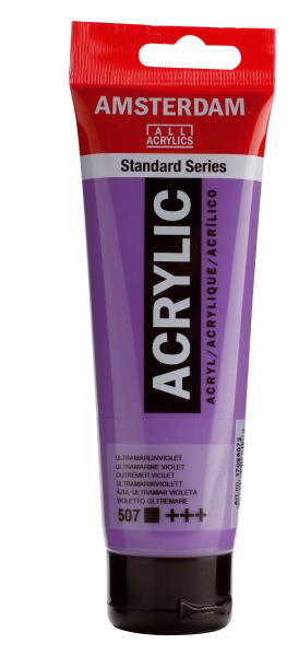 TALENS Amsterdam Akrilna boja - Akrilik - Ultramarine violet 120ml 680507 - Image 1
