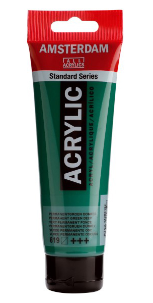 TALENS Amsterdam Akrilna boja - Akrilik - Tamno zelena 120ml 680619