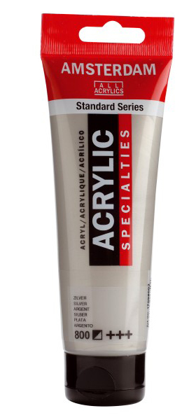 TALENS Amsterdam Specialties Akrilna boja - Akrilik - Srebrna boja Silver 120ml 680800