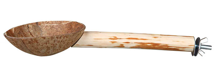 Drvena prečka za kavez sa hranilicom 25cm Trixie 58747