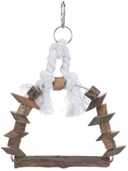 Drvena ljuljaška za kavez za ptice Natural Trixie 5890