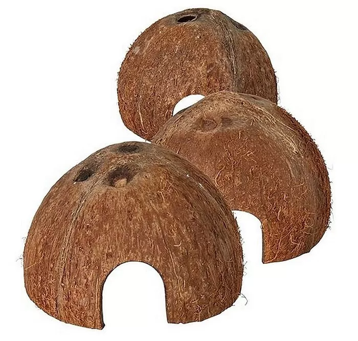 Tri kućice od kokosa za terarijum, akvarijum ili kavez Trixie 76160