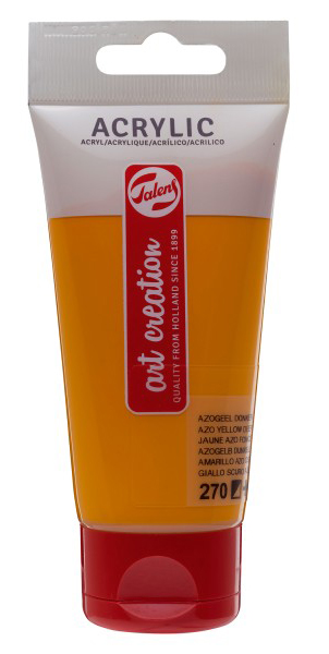TALENS Art Creation Akrilik - Akrilna boja Tamna azo žuta 75ml - Image 1