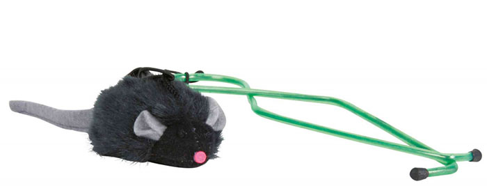 Igračka za mačke koja se kači na vrata Squeaky Mouse Trixie 4135