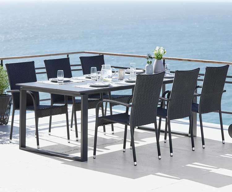 Baštenska garnitura Sierra Plus Sto i šest stolica