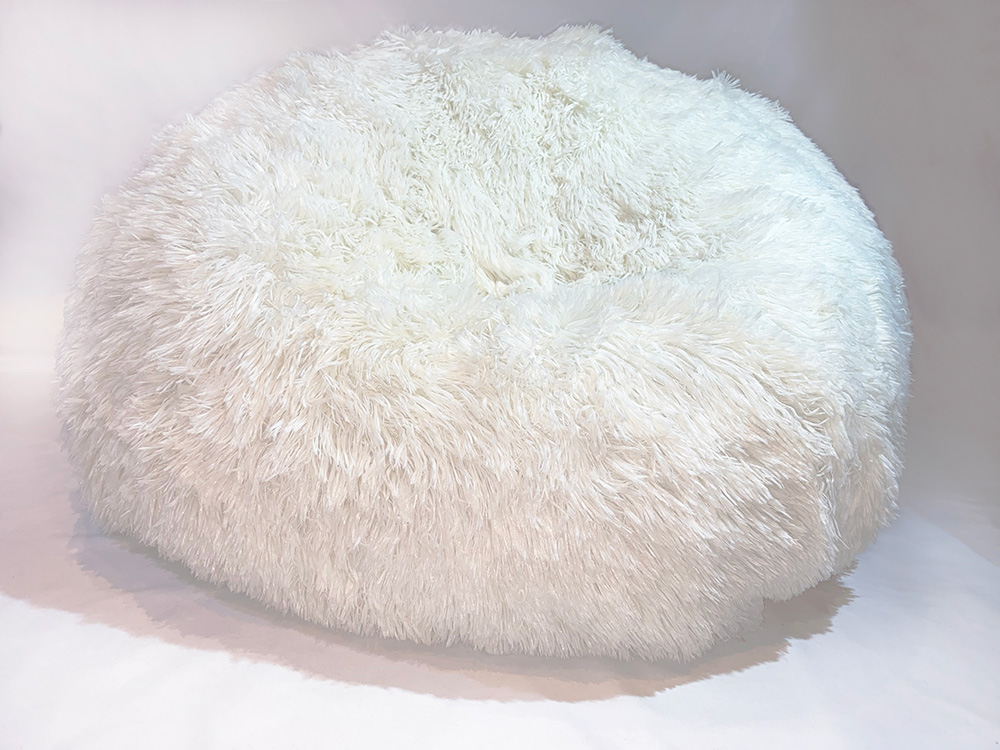 Lazy bag fotelja Beli Čupavac - Image 1