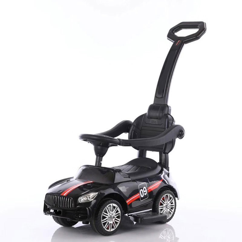 Dečija Guralica sa ručkom Auto 459 crna - Image 1