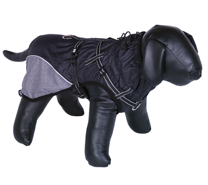 Nobby Kabanica sa amom za pse Akam Black leđa 44cm 65357