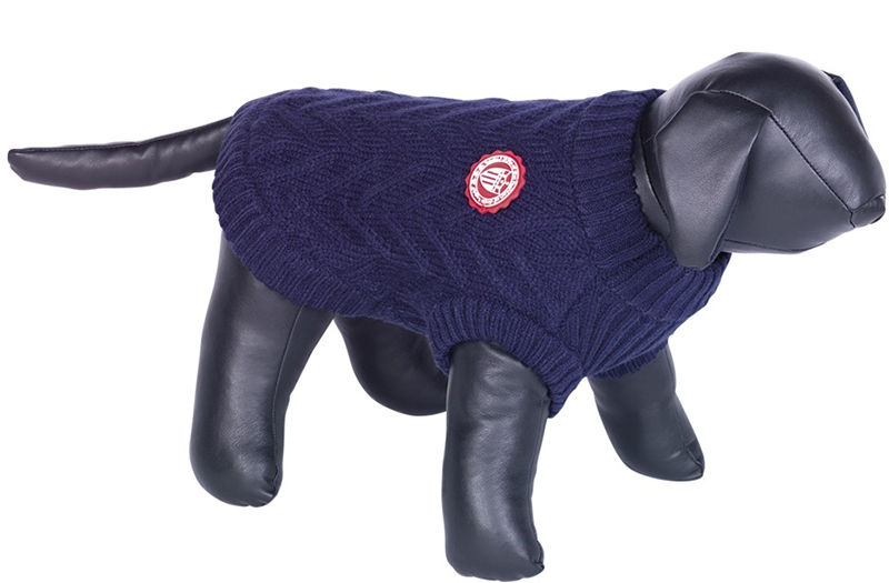 Nobby Džemper za psa Rick Blue leđa 29cm 65383