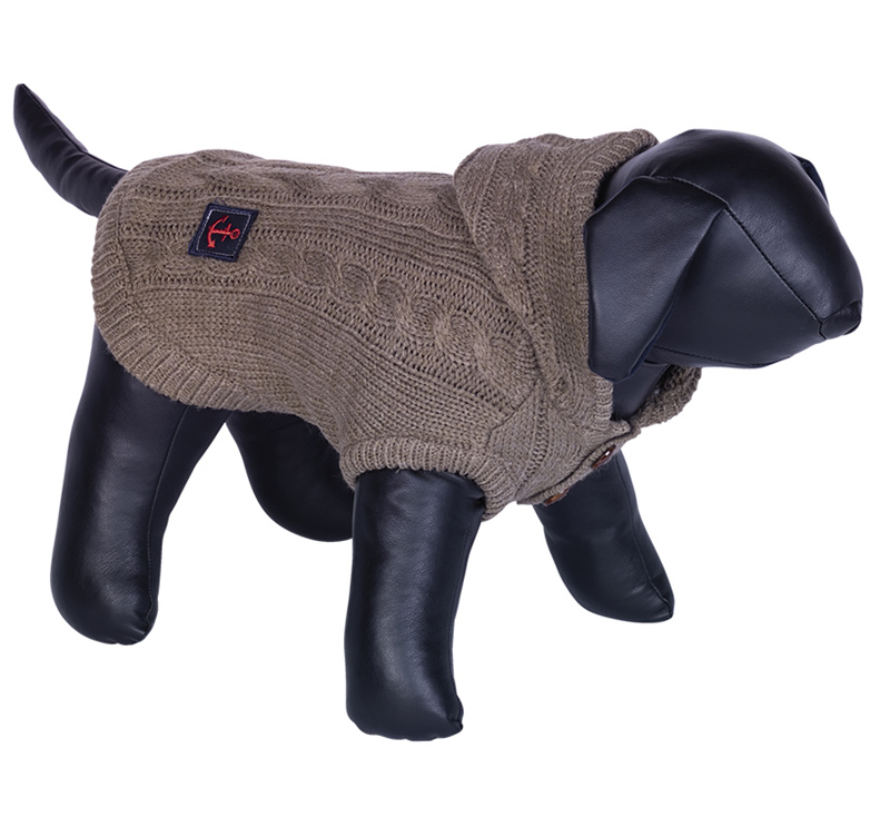 Nobby Džemper za psa Isla Khaki leđa 44cm 65421