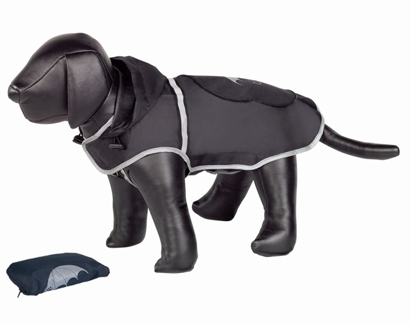 Nobby Kabanica za psa Rainy Black leđa 32cm 68452