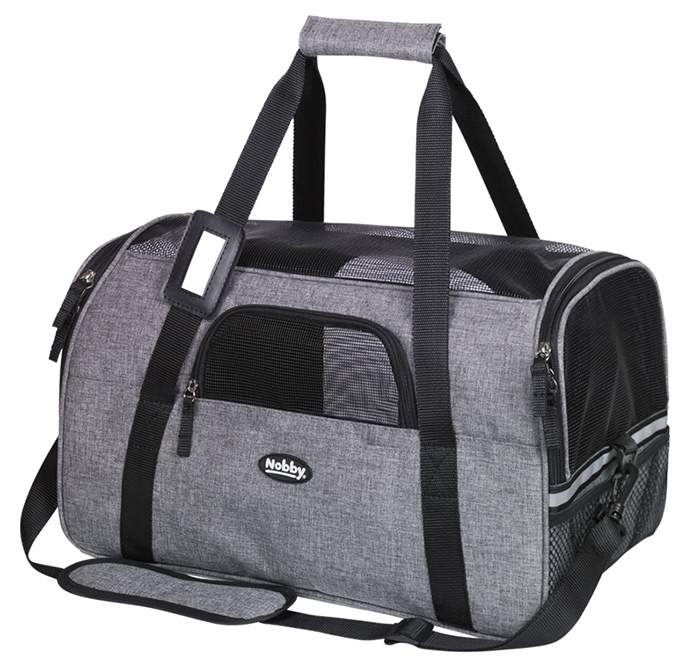 Nobby Torba za mačke i male pse do 8kg Cando Grey 63842