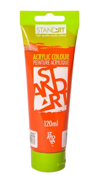 STANDART Akrilna boja Akrilik Vermilion crvena 120ml