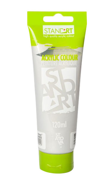 STANDART Akrilna boja Akrilik Srebrna 120ml