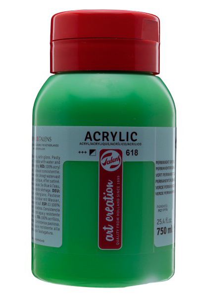 TALENS Art Creation Akrilik - Akrilna boja Svetlo zelena 750ml 694618