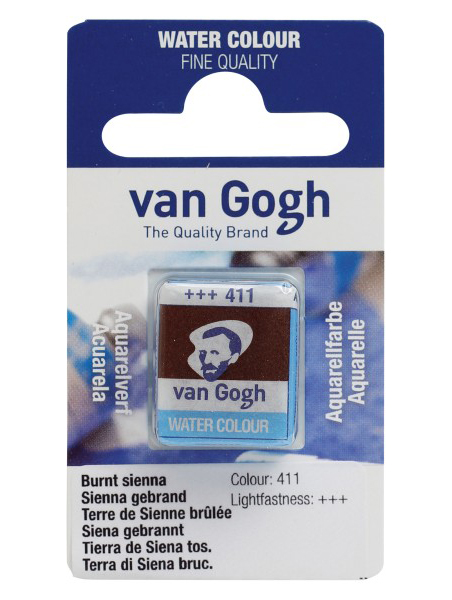 TALENS Van Gogh Akvarel boja u panu PEČENA SIJENA 13g 2 komada 687411