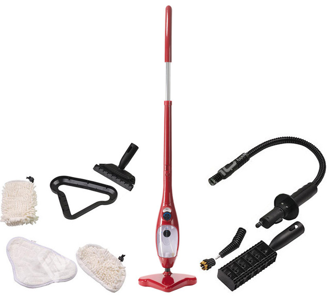 Paročistač 5 u 1 Komplet Sa Svim Dodacima Colossus CSS-4100C Crveni - Image 1