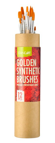 POP BRUSH Set četkica - najlon - miks 12 kom. 622005