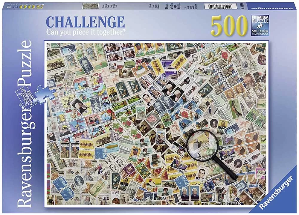 Ravensburger Puzzle 500 delova - Izazov Poštanske markice 14805