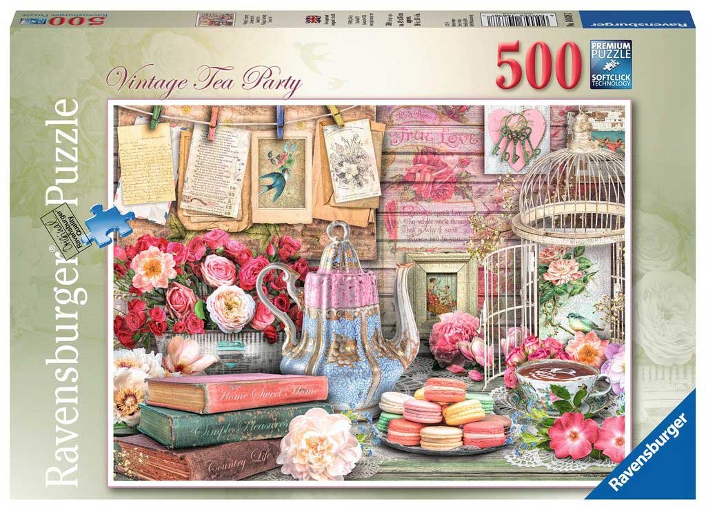 Ravensburger Puzzle 500 delova -  Starinska čajanka 14838