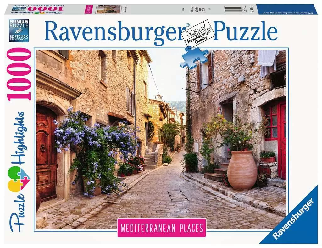 Puzzle 1000 delova Mediteranska Francuska Ravensburger