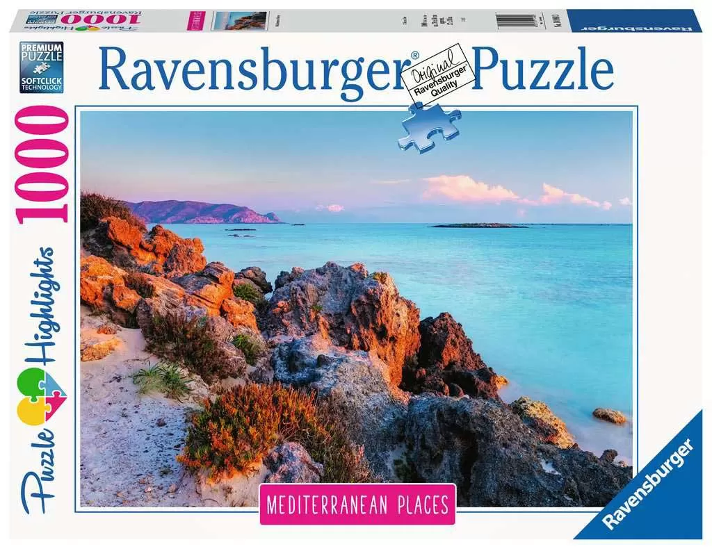 Puzzle 1000 delova Mediteranska Grčka Ravensburger 14980