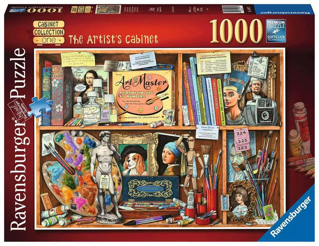 Puzzle 1000 delova Kabinet jednog umetnika Ravensburger 14997