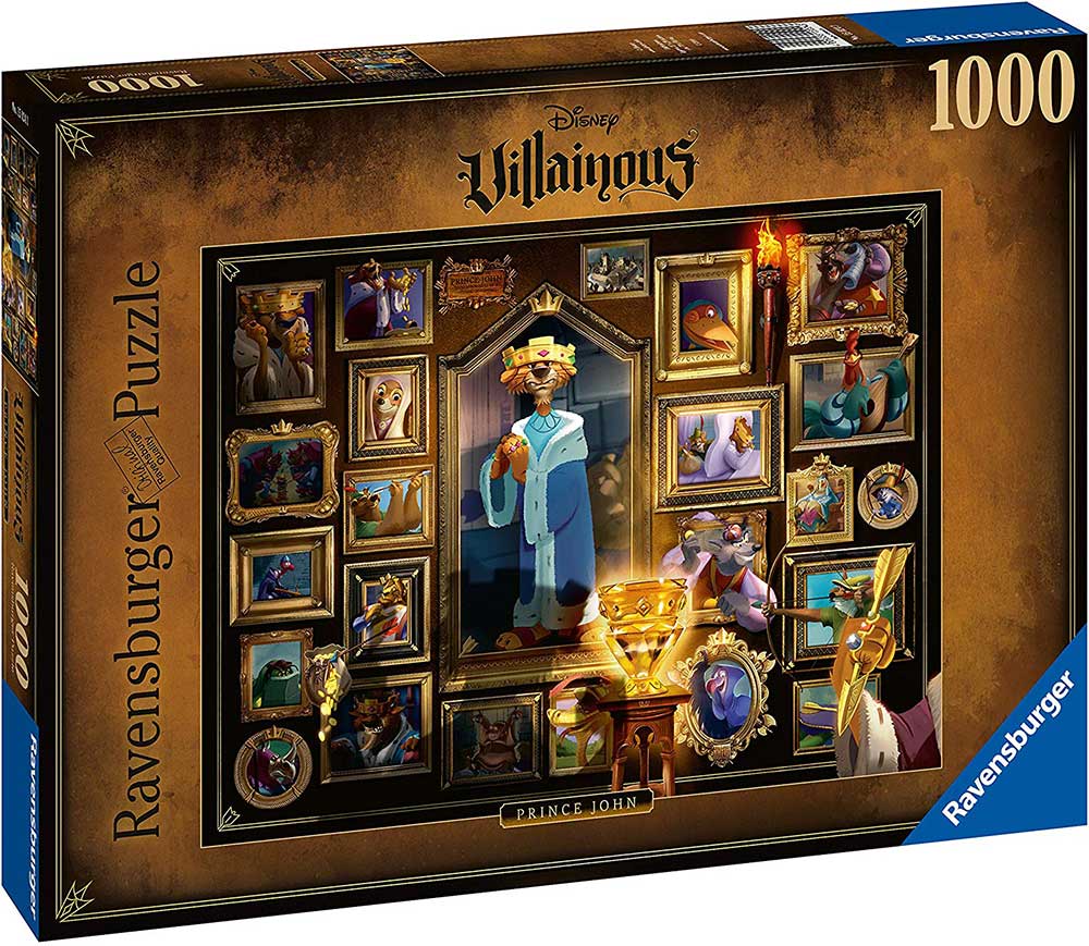 Puzzle 1000 delova Kralj Džon - Disney Villainous Ravensburger 15024