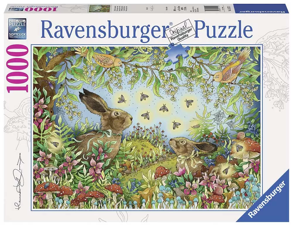 Puzzle Slagalica 1000 Čarobna šuma noću Ravensburger 15172
