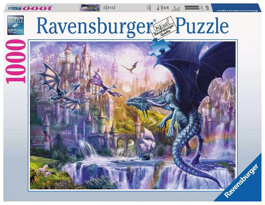 Puzzle Slagalica 1000 Zmajev zamak Ravensburger 15252
