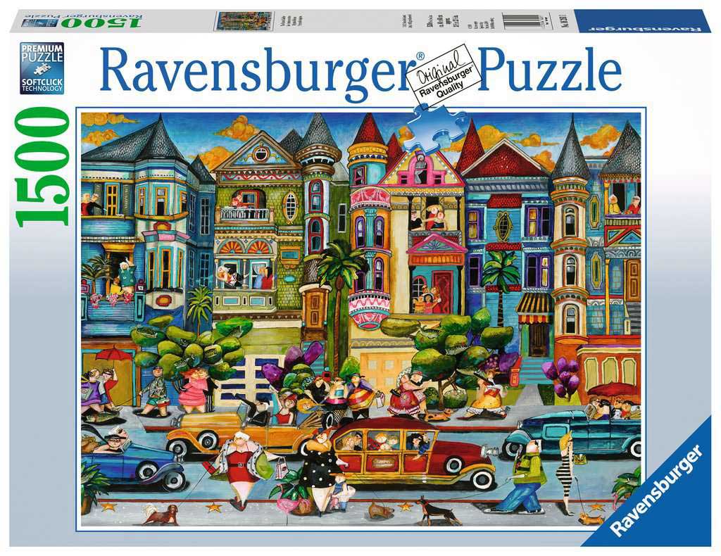 Puzzle Slagalica 1500 delova The Painted Ladies u San Francisku Ravensburger 16261