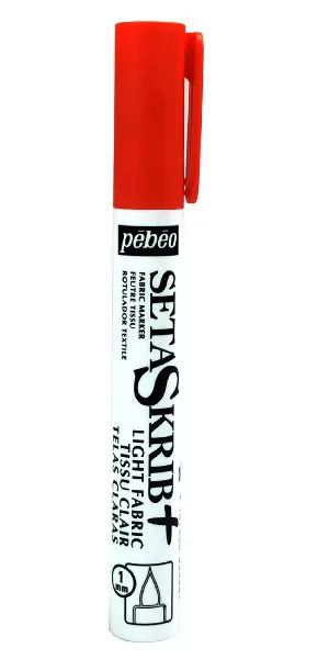 PEBEO Setaskrib+ Marker za tekstil 1 mm za svetle tkanine CRVENA 664202