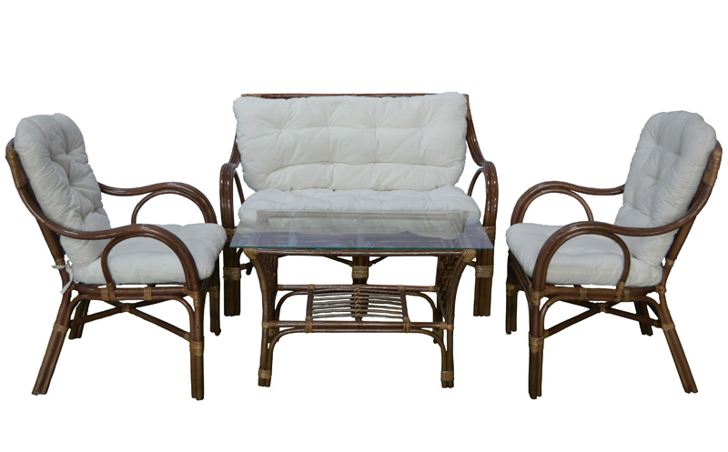 Baštenska garnitura Makita Ratan Brown