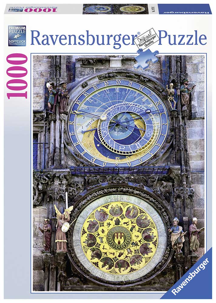 Puzzle Slagalica 1000 delova Astronomski sat u Pragu Ravensburger 19739