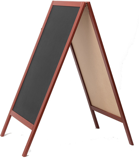 Obostrani A Pano sa tablama za pisanje kredom 120x60cm