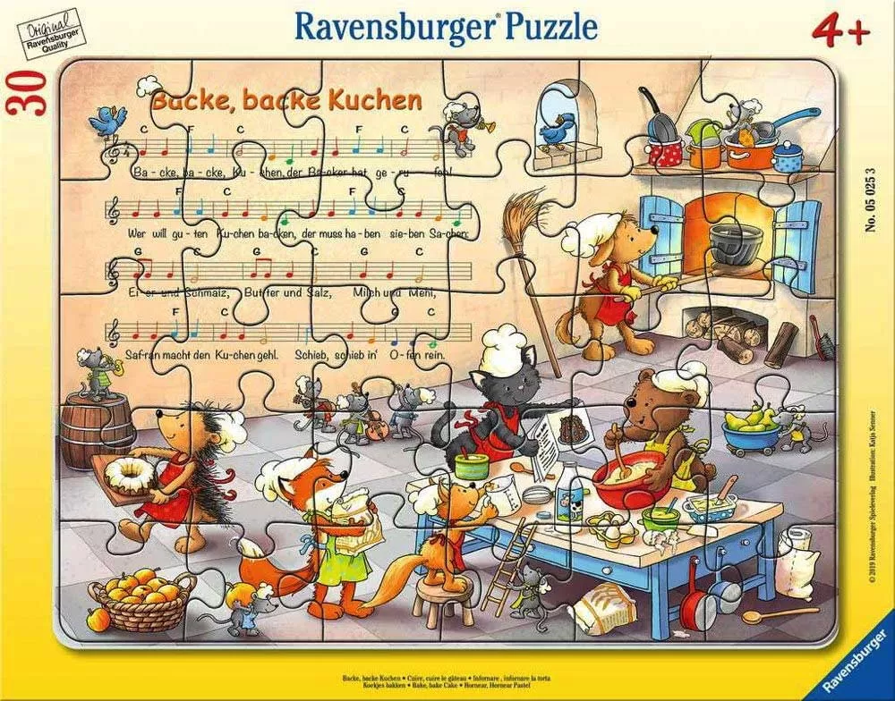 Puzzle slagalica 30 delova Napravimo tortu Ravensburger 05025