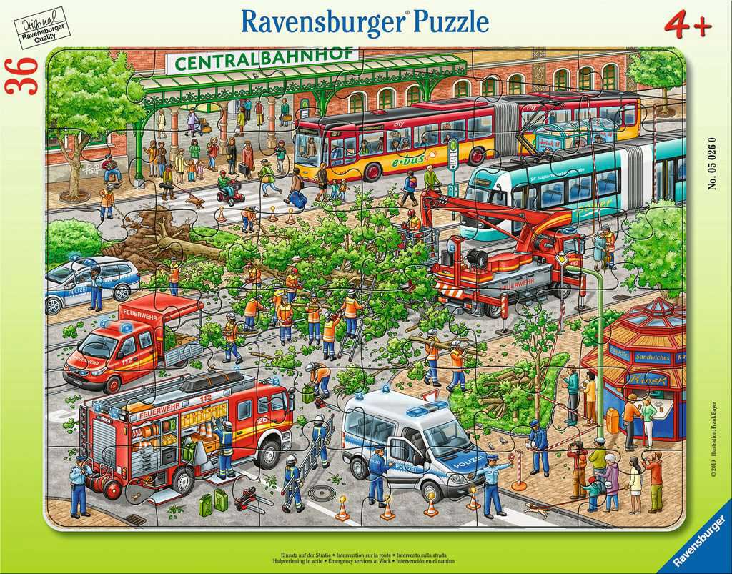 Puzzle slagalica 36 delova Intervencija na ulici Ravensburger 05026