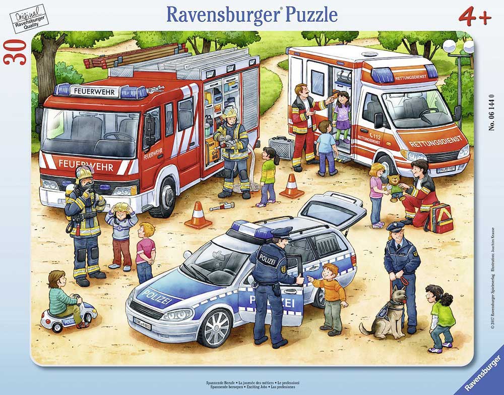 Puzzle slagalica 30 delova Uzbudljiva zanimanja Ravensburger 06144