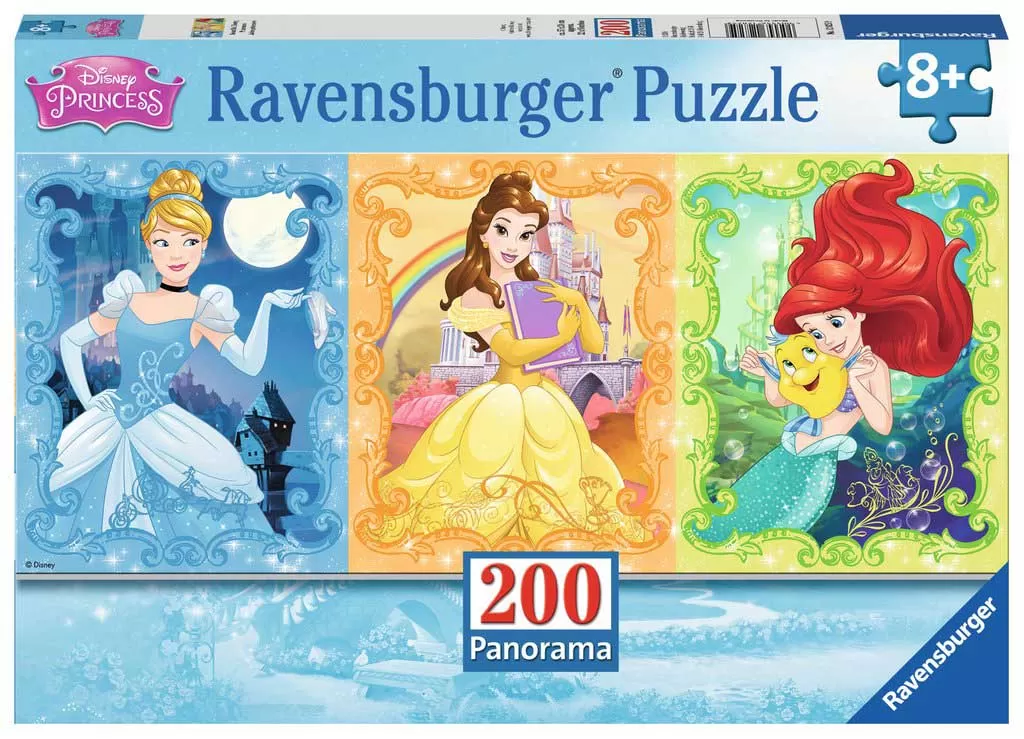 Puzzle 200 delova Disney Princess Ravensburger Panorama 12825