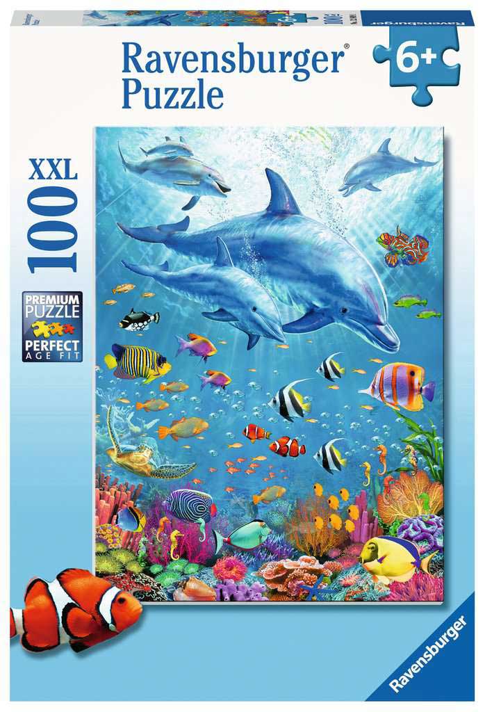 Puzzle 100 XXL delova Jato delfina Ravensburger 12889
