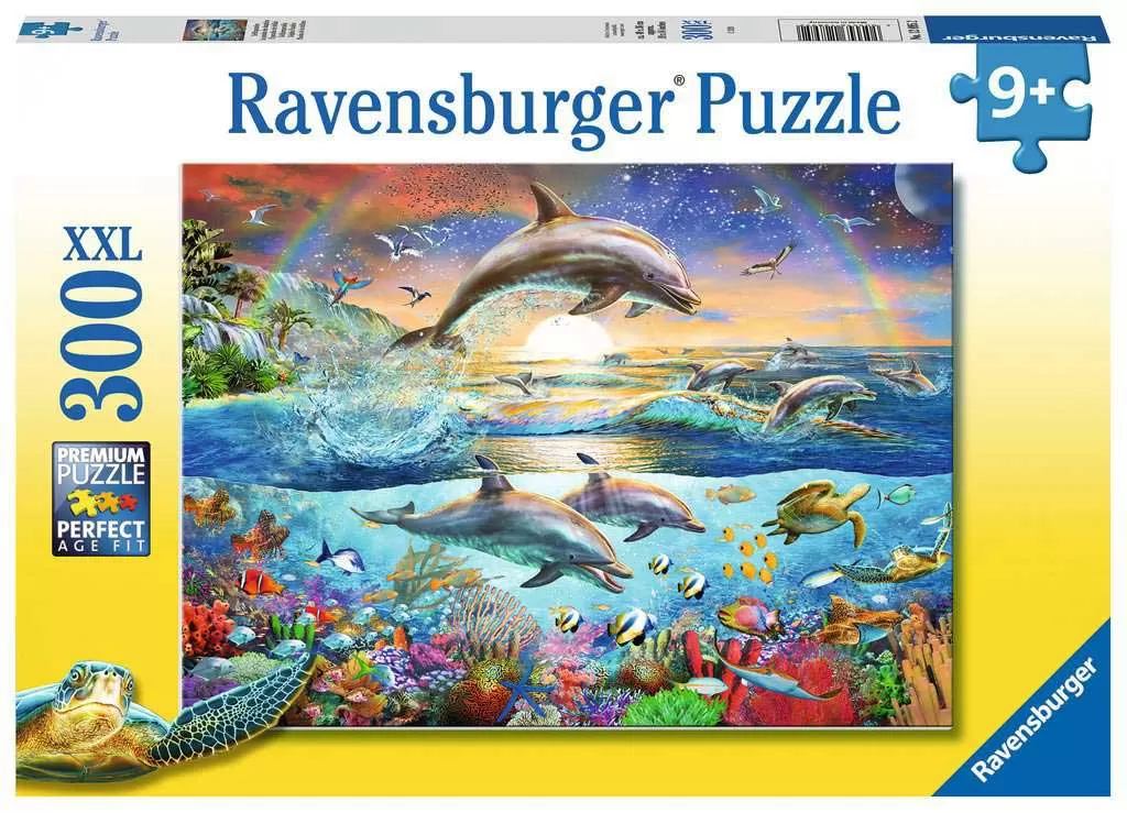 Puzzle 300 XXL delova Raj za delfine Ravensburger 12895