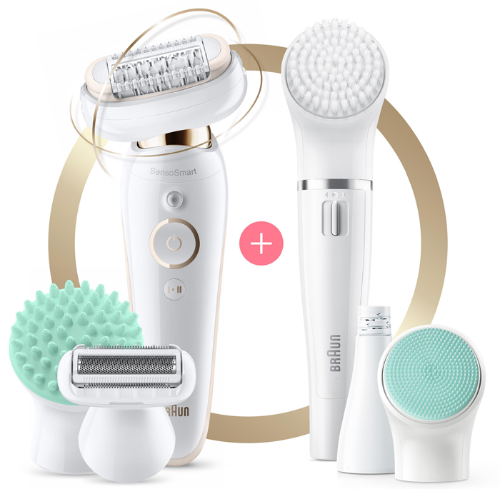 Braun Silk Epil 9 Epilator SES9300 3D WHT/Gold