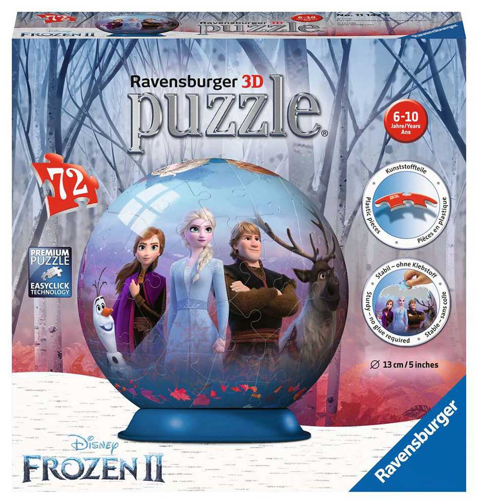 RAVENSBURGER 3D puzzle LOPTA Dizni Frozen 2 RA11142