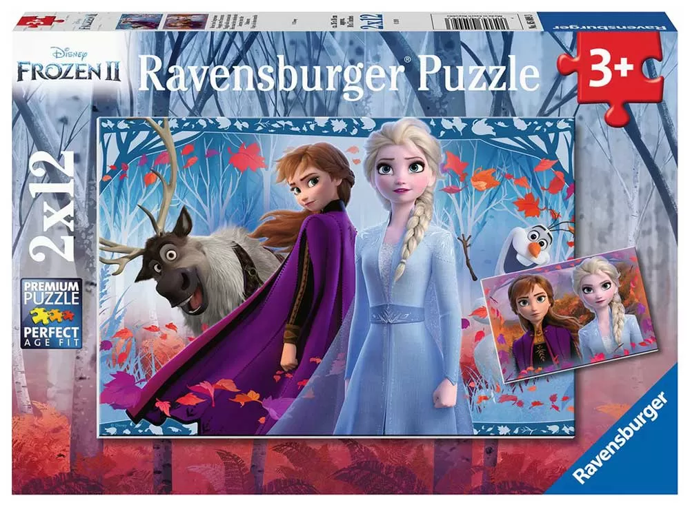 RAVENSBURGER Puzzle 2x12 delova Disney FROZEN 2 RA05009