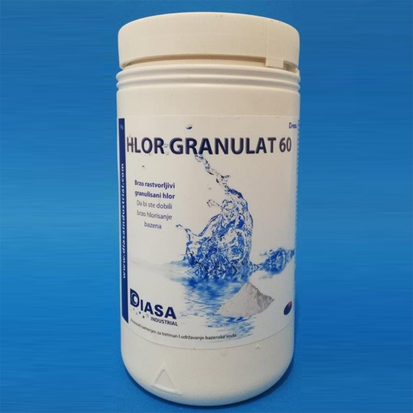 Hlor granulat 60 Sredstvo za dezinfekciju vode u bazenima 25kg
