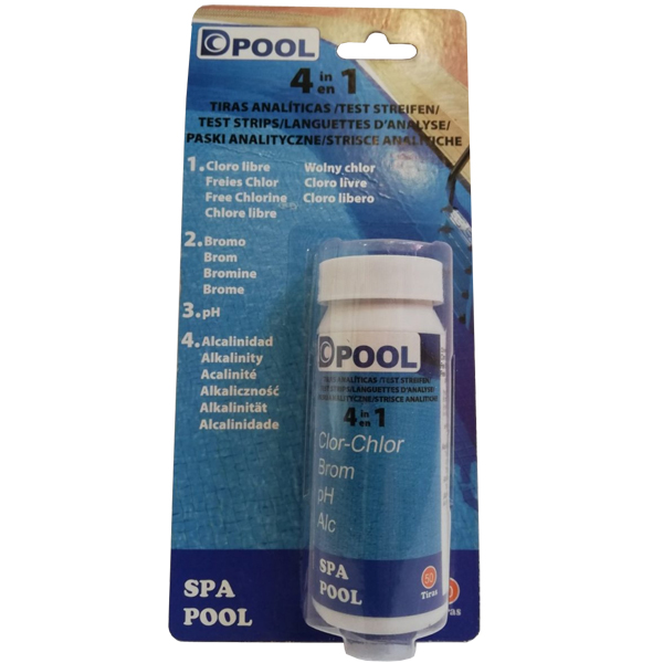 Tester listići za merenje pH vrednosti, hlora, broma i alkaliteta u vodi