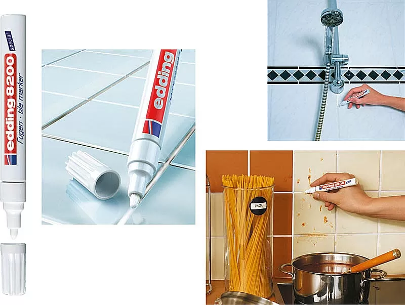 Marker Za Fuge E-8200 Beli 08M8200A